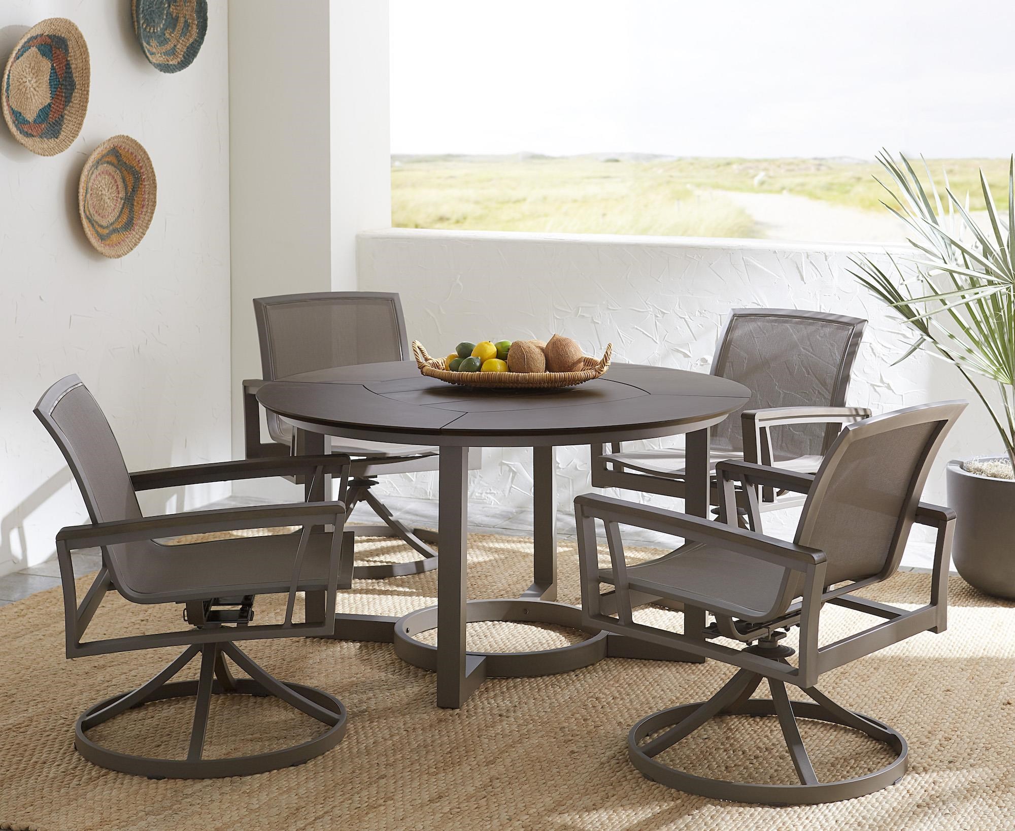 Alfresco Hampton 138075591 Outdoor Swivel Sling Chair Belfort